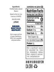 hint® Blueberry Lemon water - 12 pack 12oz still cans
