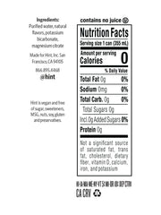 hint sparkling with electrolytes - peach raspberry